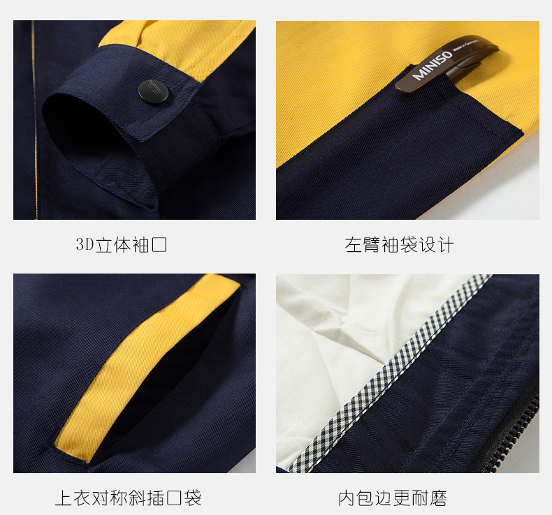 工作服袖袋細節(jié)展示